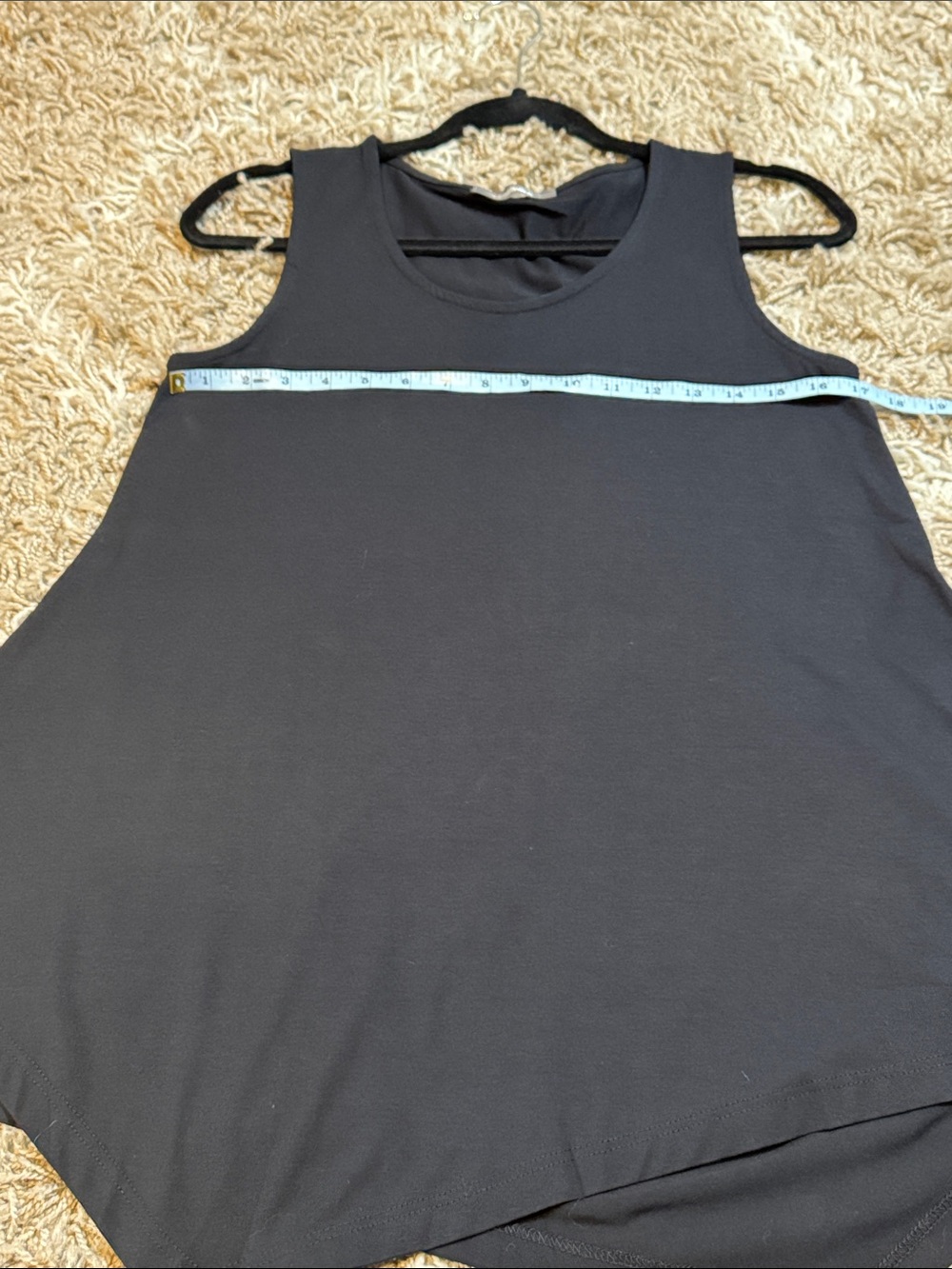 Alembika Essential Asymmetrical Tank Top Black size 2 (8-10) - Picture 8 of 12